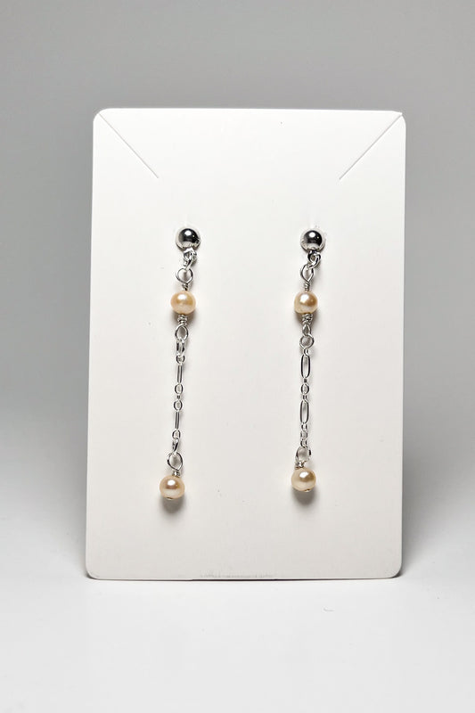 Silver Pearl Drops